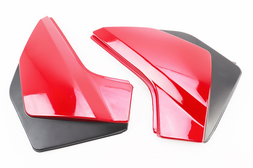 пластик - бічний середній лів, прав к-кт 2шт ЧЕРВОНИЙ Київ - фото 1