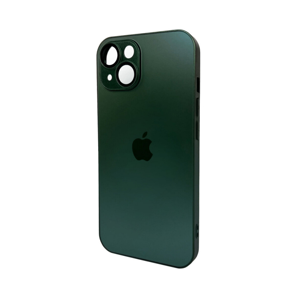 Чохол для смартфона AG Glass Matt Frame Color Logo for Apple iPhone 15 Cangling Green Київ - фото 1
