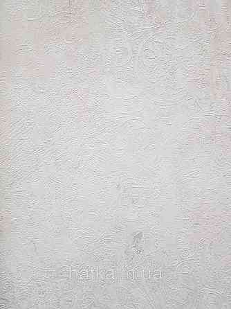 Шпалери вінілові на флізеліні гарячого тиснення DU&KA 1.06х10 вензель основа під штукатурку сірі коричневі Київ