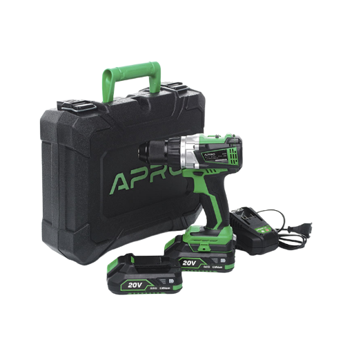 Дриль-шуруповерт безщітковий 20W 2A 2 АКБ/ЗП/+кейс 20DB APRO Житомир - фото 4