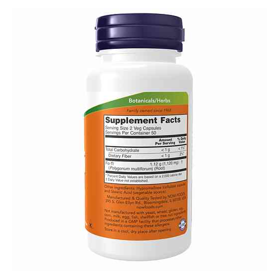Горец многоцветковый Now Foods FO-TI 560 mg 100 vcaps Киев