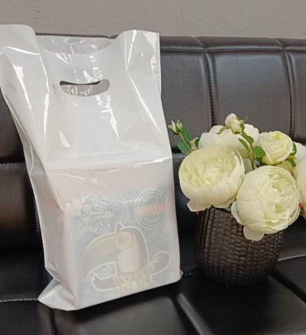 Пакет банан АКТ, 30х40(+3)см, 50 мкм, (100 шт.) белый, LDPE пищевой Павлоград - изображение 5