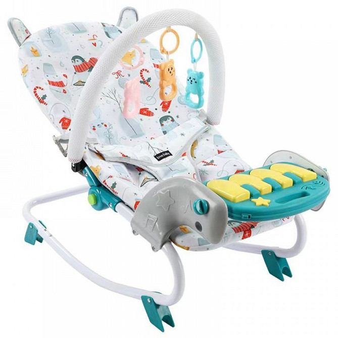 Стул детский для кормления SPOKO WKX-818 шезлонг качалка для детей малышей Киев - изображение 1