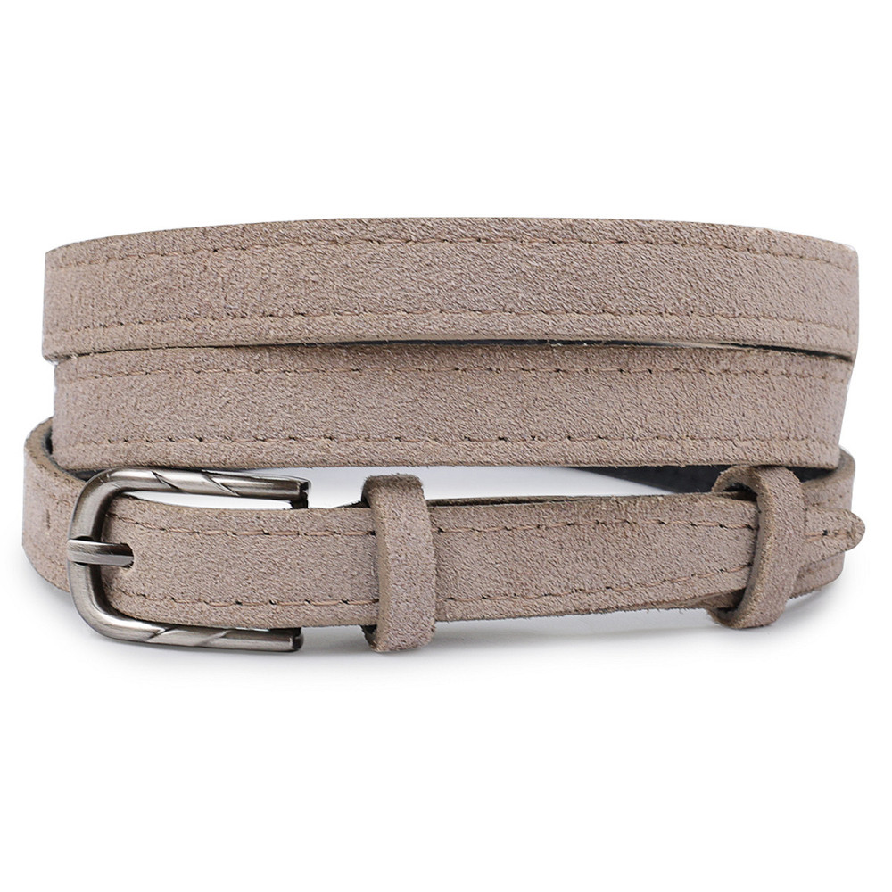 Жіночий замшевий ремінь Vintage 20755 Сірий Київ - фото 1