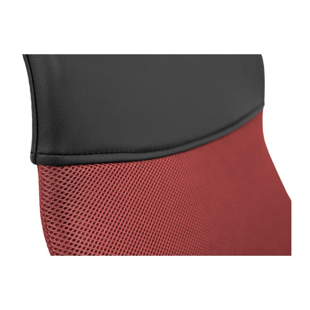 Офісне крісло керівника Ultra M1 Tilt Чорно-червоний Київ - фото 6