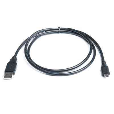 Дата кабель USB 2.0 AM to Micro 5P 2.0m Pro black REAL-EL (EL123500025) Вінниця