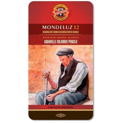 Олівці кольорові Koh-i-Noor Mondeluz акварельні 12 кольорів (3722) Вінниця - фото 1
