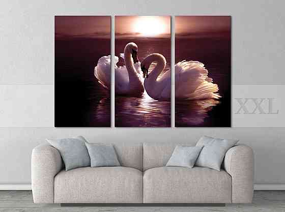 Модульна картина Лебеді Art-124_XXL Київ