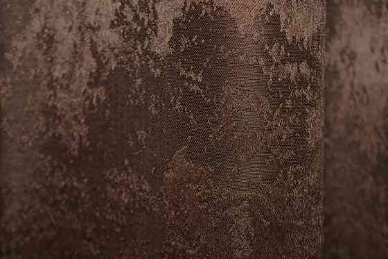 Комплект коротких штор VR-Textil Жаккард Sultan YL № 1202ш Шоколадный 130х170 см 2 шт (35-0078) Киев