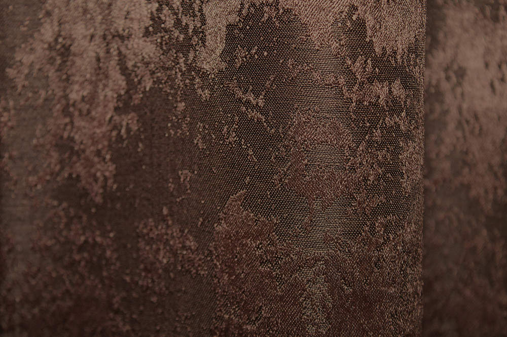 Комплект коротких штор VR-Textil Жаккард Sultan YL № 1202ш Шоколадный 130х170 см 2 шт (35-0078) Киев - изображение 6