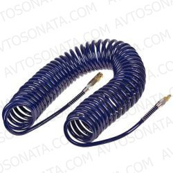 Шланг спіральний для пневмоінструменту 8х12ммх15м (поліуритан) ШП-81215 синій Вінниця - фото 1