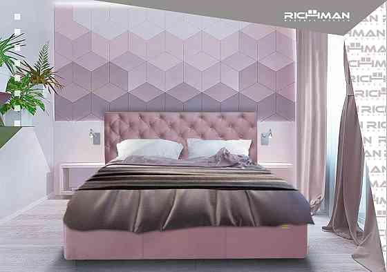Кровать Coventry Comfort 140 х 200 см Мисти Grey С подъемным механизмом и нишей для белья Серый Днепр