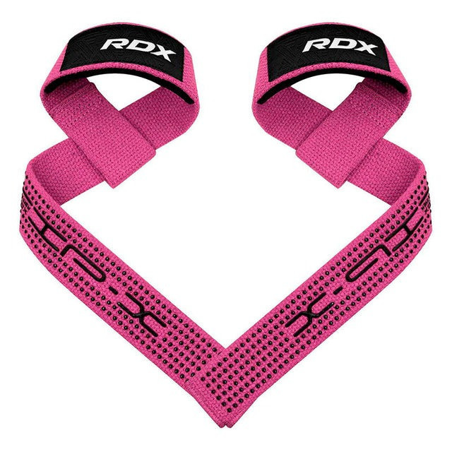 Лямки для тяги RDX S4 Gym Cotton Gel Straps Pink Plus Кам'янське - фото 1