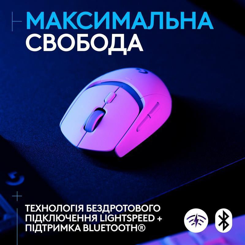 Миша бездротова Logitech G309 White (910-007207) Білий Харьков - изображение 3