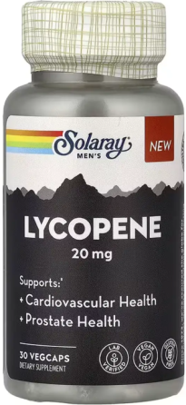 Ликопин Solaray Lycopene 20mg 30 раст капс Київ