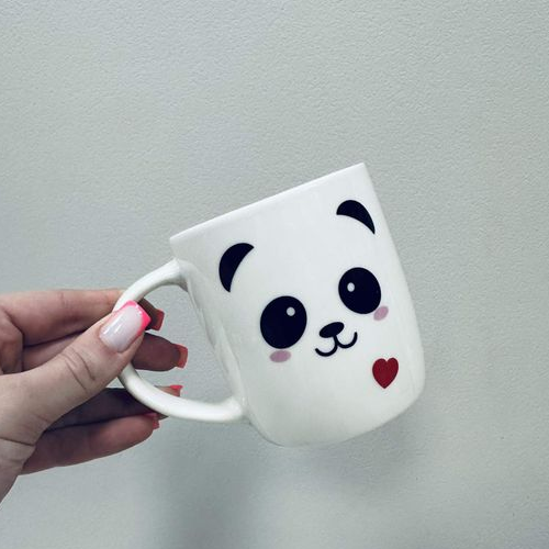 Чашка Панда морда 360мл бочка (подарункова уп) 1854 Кварта Житомир