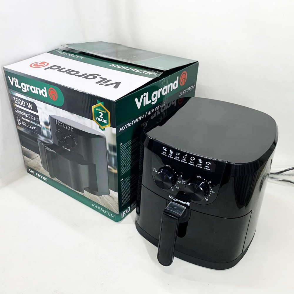 Фритюрниця без масла електрична мультифункціональна ViLgrand Домашня фритюрниця електрична XT-40 Львів - фото 7