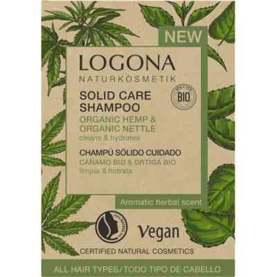 Твердий шампунь Logona Конопля і Кропива для сухого волосся 60 г (4017645043978) Вінниця