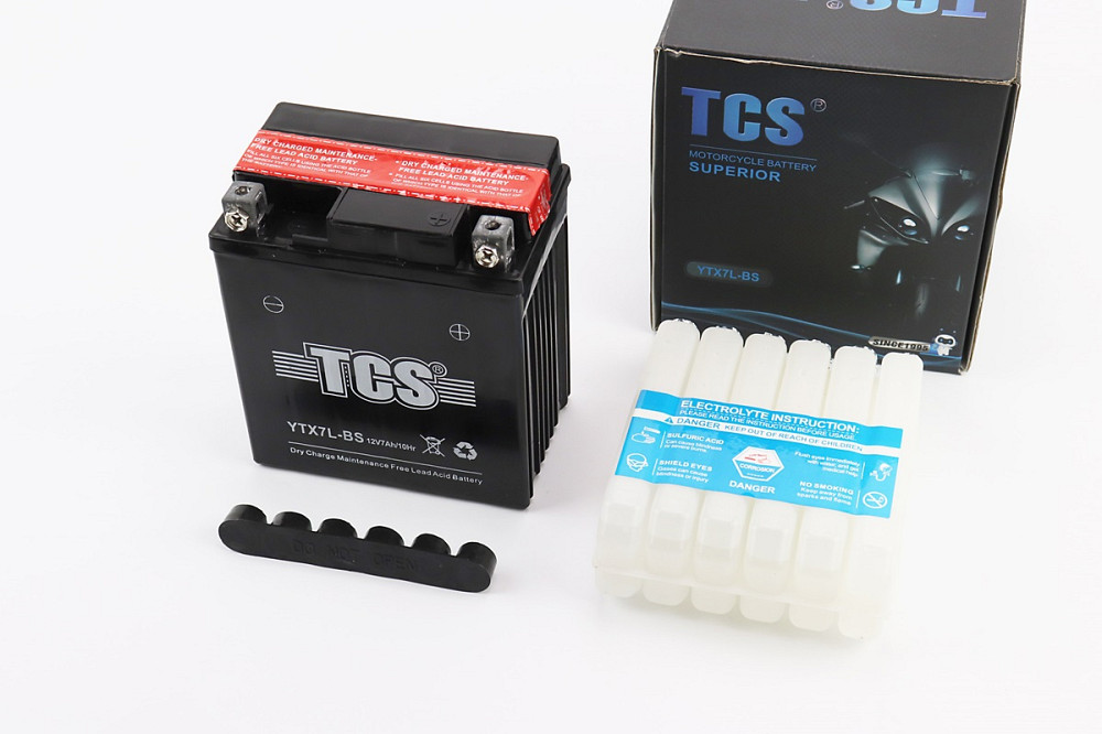 Акумулятор 12V7Ah YTX7L-BS кислотний (L110*W70*H126mm) "МОТО" Киев - изображение 1
