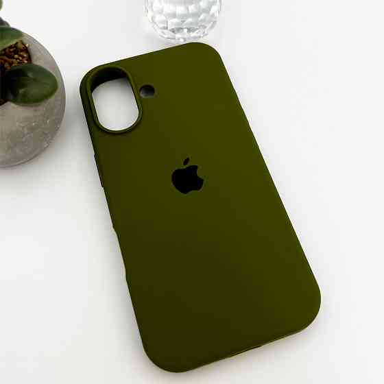Чохол для смартфона Silicone Full Case AA Open Cam for Apple iPhone 17 29,Army Green Киев