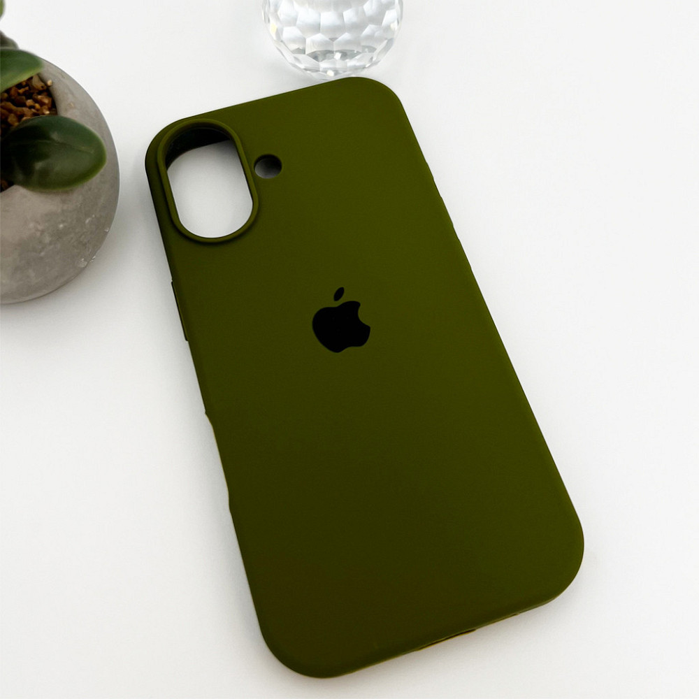 Чохол для смартфона Silicone Full Case AA Open Cam for Apple iPhone 17 29,Army Green Киев - изображение 4