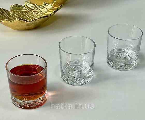 Набір склянок OLens "Фудзіяма" 250 мл 6 шт. низький прозорий для дому та ресторанів 102-698 Київ