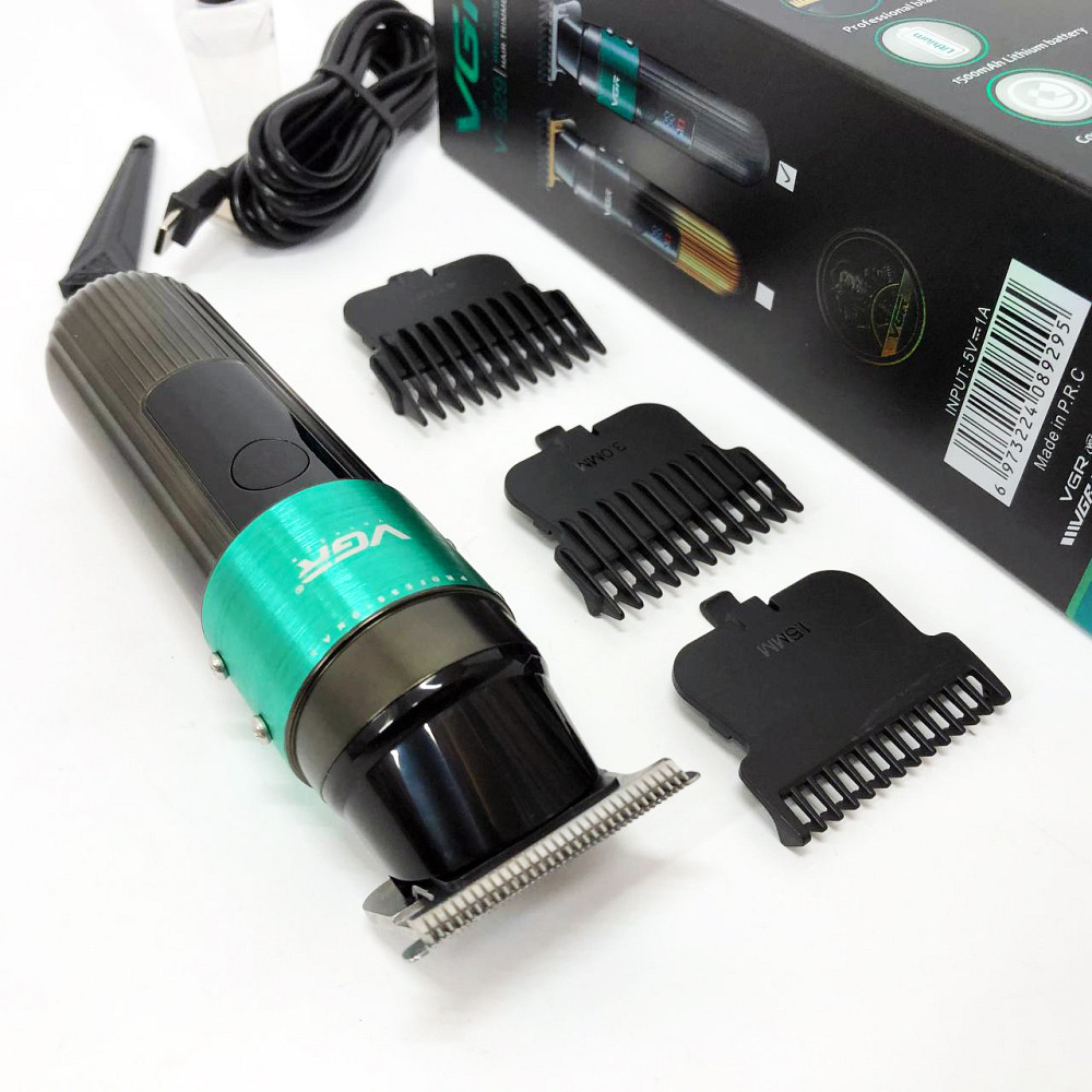 Машинка для стрижки волосся професійна VGR V-929, Чоловічий набір для стрижки волосся акумуляторний SE-17 Івано-Франківськ - фото 4