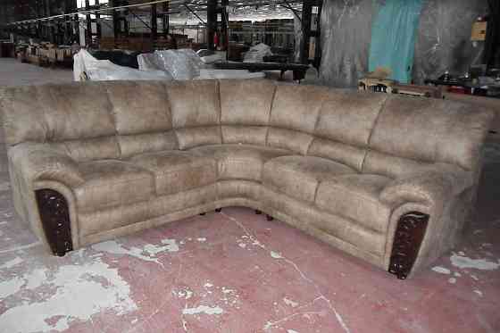 Диван кутовий шкіряний (кожаный) розкладний модель 303 A LUXOR SECTIONAL Ужгород