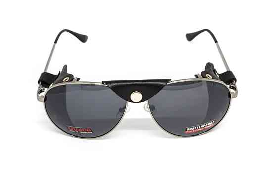 Окуляри захисні Global Vision Aviator-3 (gray), сірі зі з'ємним ущільнювачем із синтетичної "шкіри" Запорожье
