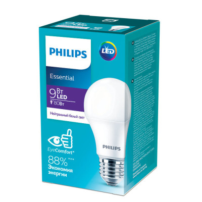 Лампочка Philips ESS LEDBulb 9W 950lm E27 840 1CT/12 RCA (929002299387) Винница - изображение 2