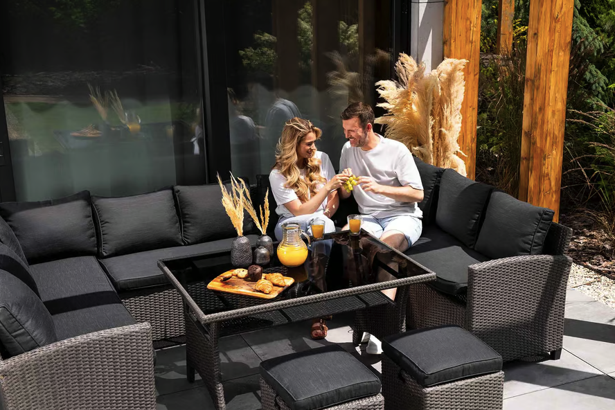 Набір садових меблів Di Volio Livorno Сірий/Графітовий Киев - изображение 5