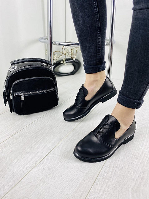 Ilona Туфлі жіночі ILONA 263/L10 чорні (весна-осінь, шкіра натуральна) (3205) Коломия - фото 5