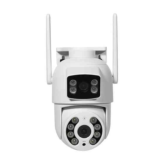 IP PTZ-відеокамера з WiFi 3Mp+3Mp Light Vision VLC-9130WI/2C (Tuya) f=3.6mm+3.6mm, ІЧ+LED-підсвічування, з мікрофоном (75-00301) Киев