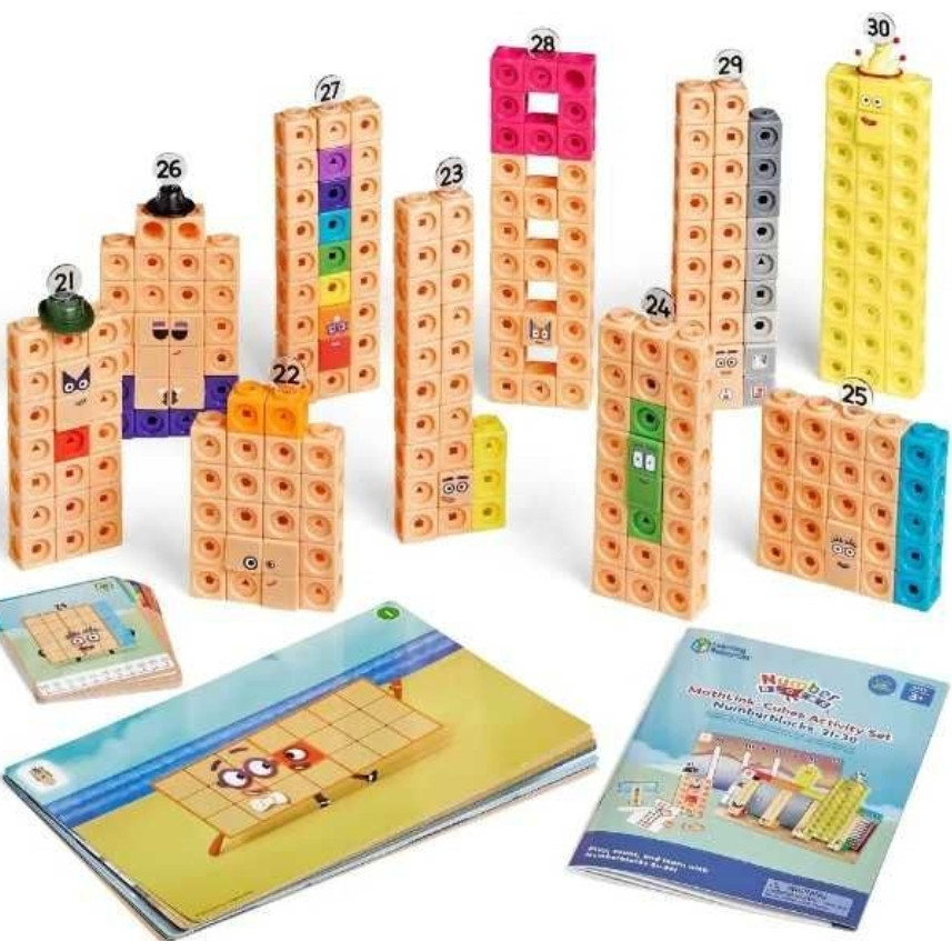 Учимся считать MathLink Cubes 21–30  hand2mind  Numberblocks 21-30 Харьков - изображение 4