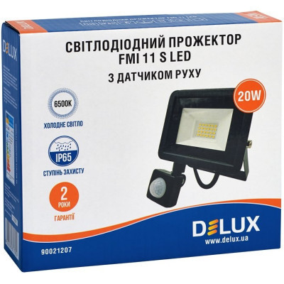Прожектор Delux FMI 11 S LED 20Вт 6500K IP65 (90021207) Винница - изображение 3