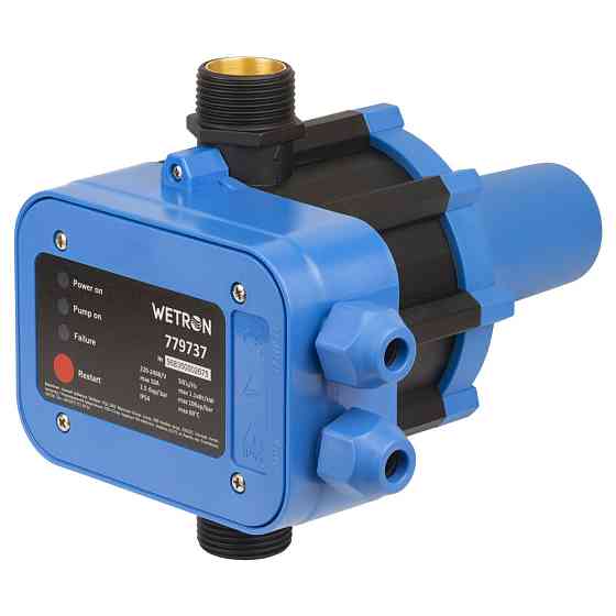 Wetron Контроллер давления электронный 1.1кВт Ø1" WETRON DSK-1.1 (779737) Київ