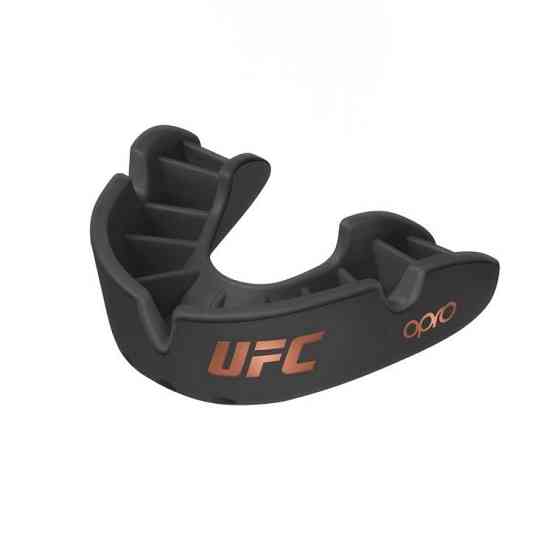 Капа боксерська OPRO Junior Bronze UFC Hologram Black (art.002264001) Кам'янське