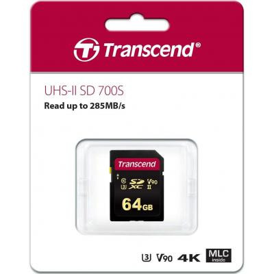 Карта пам&apos;яті Transcend 64GB SDXC class 10 UHS-II U3 V90 MLC (TS64GSDC700S) Вінниця - фото 2