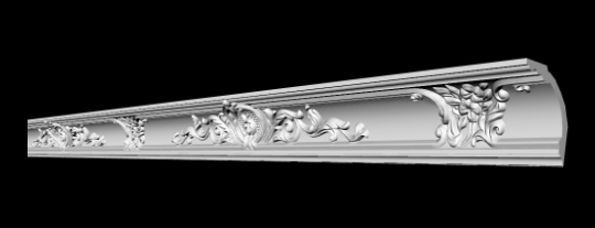 Потолочный плинтус 2м   GP-31  70х56х2000 mm Днепр