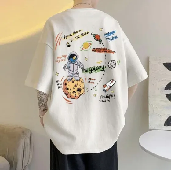 Футболка женская с принтом  48 Белая 2664085764 Днепр