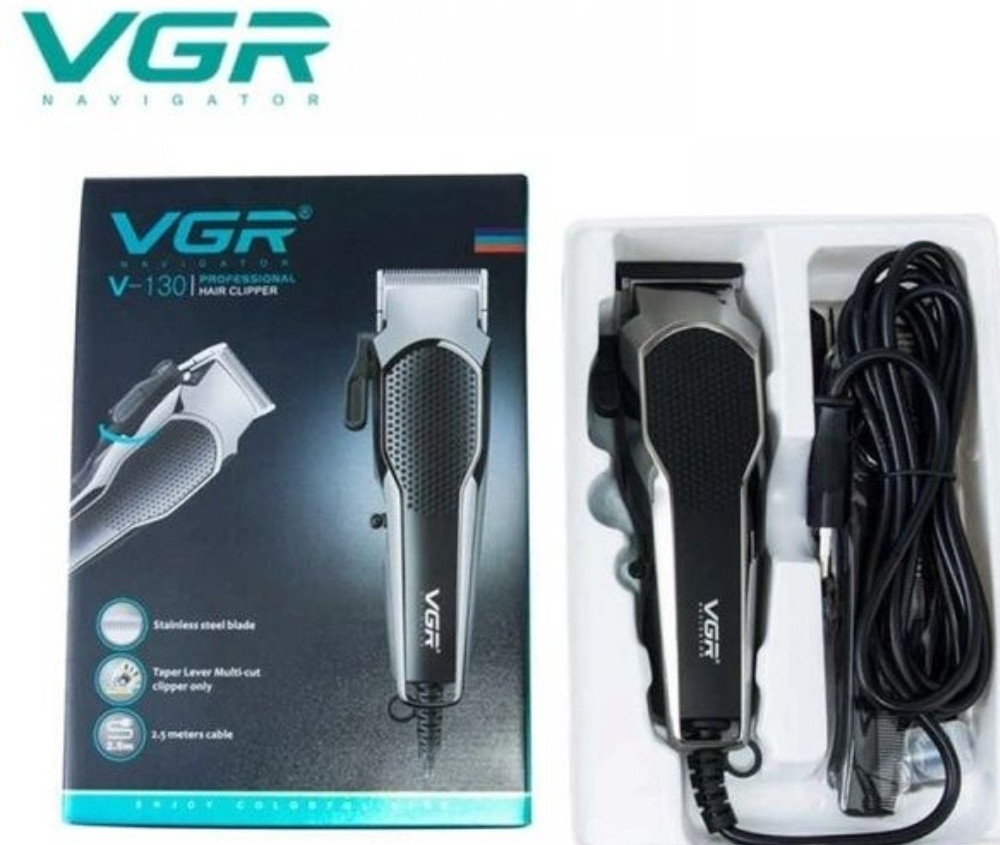 Машинка для стрижки VGR V-130 провідна професійна зі змінними насадкам Харків - фото 2