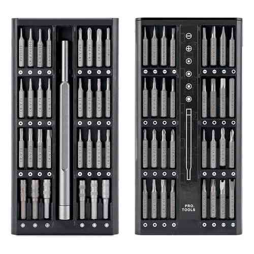 Отвертка прецизионная с 62 битами для ремонта электроники, в кейсе Винница