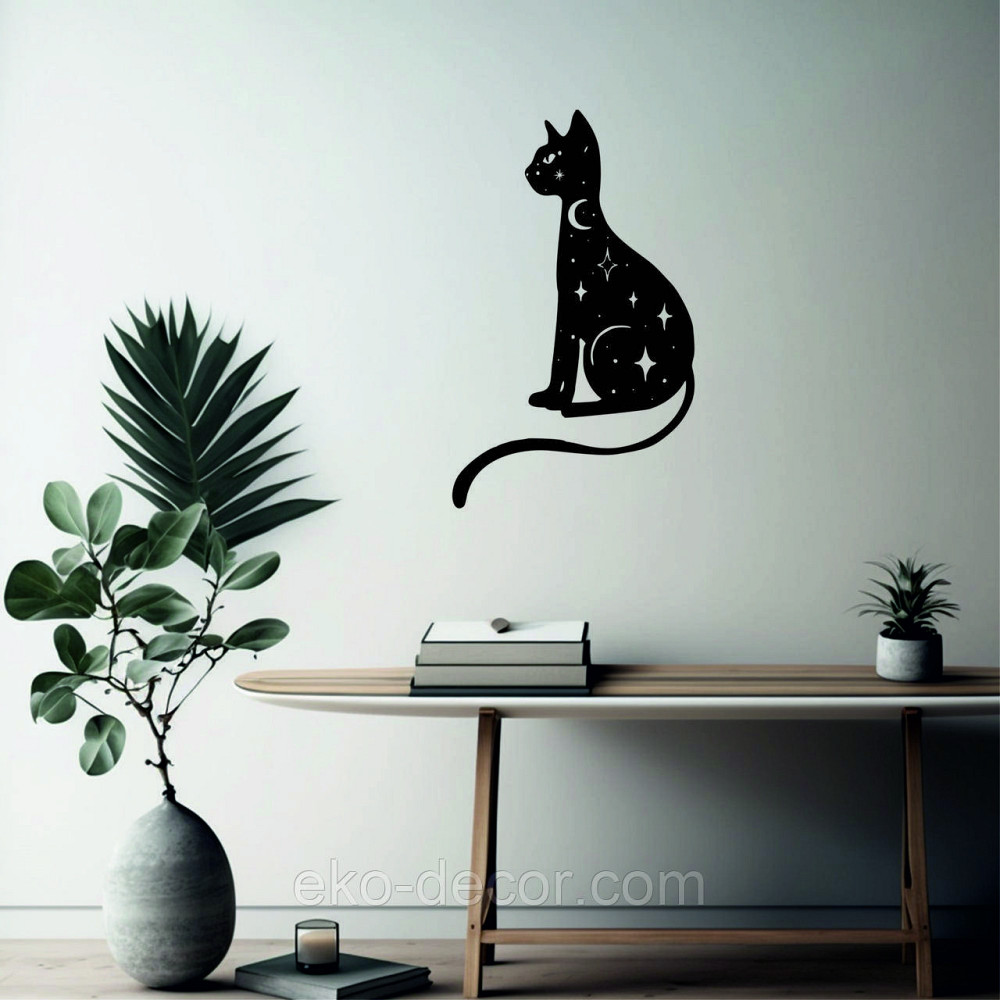 Декоративне настінне 3D Панно «Кіт» Декор на стіну з об'ємом Київ - фото 9