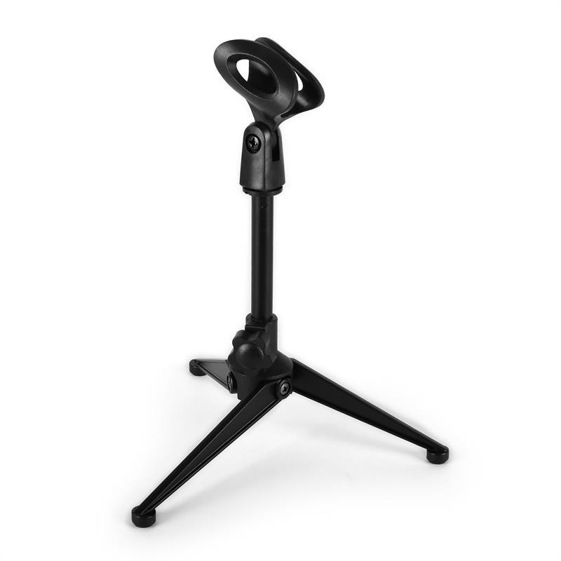 Набір студійних мікрофонів із конденсаторним мікрофоном XLR чорного кольору та настільною підставкою для мікрофона Рівне - фото 9