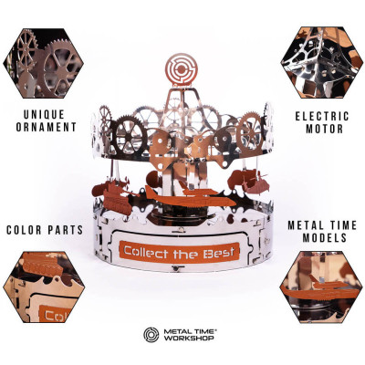 Конструктор Metal Time коллекционная модель Riding the Best (MT042) Винница - изображение 3