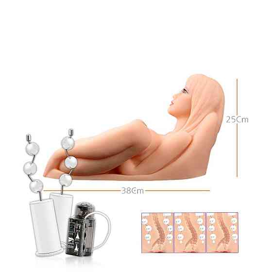 Мастурбатор Kokos Hera 3 2WayPlus з вібрацією й масажем Sex Aura Київ