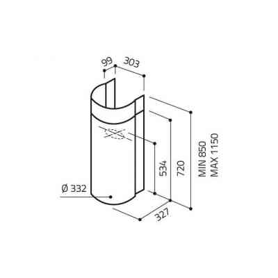 Витяжка кухонна Elica STONE WH/A/33 Вінниця