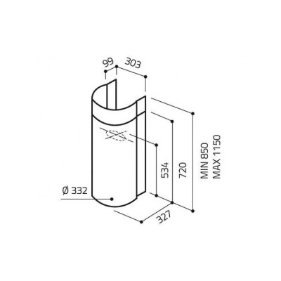 Витяжка кухонна Elica STONE WH/A/33 Вінниця - фото 2