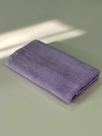 Рушник однотонний Ideal Textile 40х70 см 400 г/м2 ліловий (56860997) Чернівці - фото 6