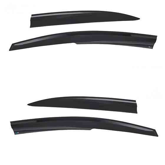 Дефлектори вікон (вітровики) Honda Civic VIII 2006-2011, 4шт, SunPlex, седан, на скотчі Вінниця